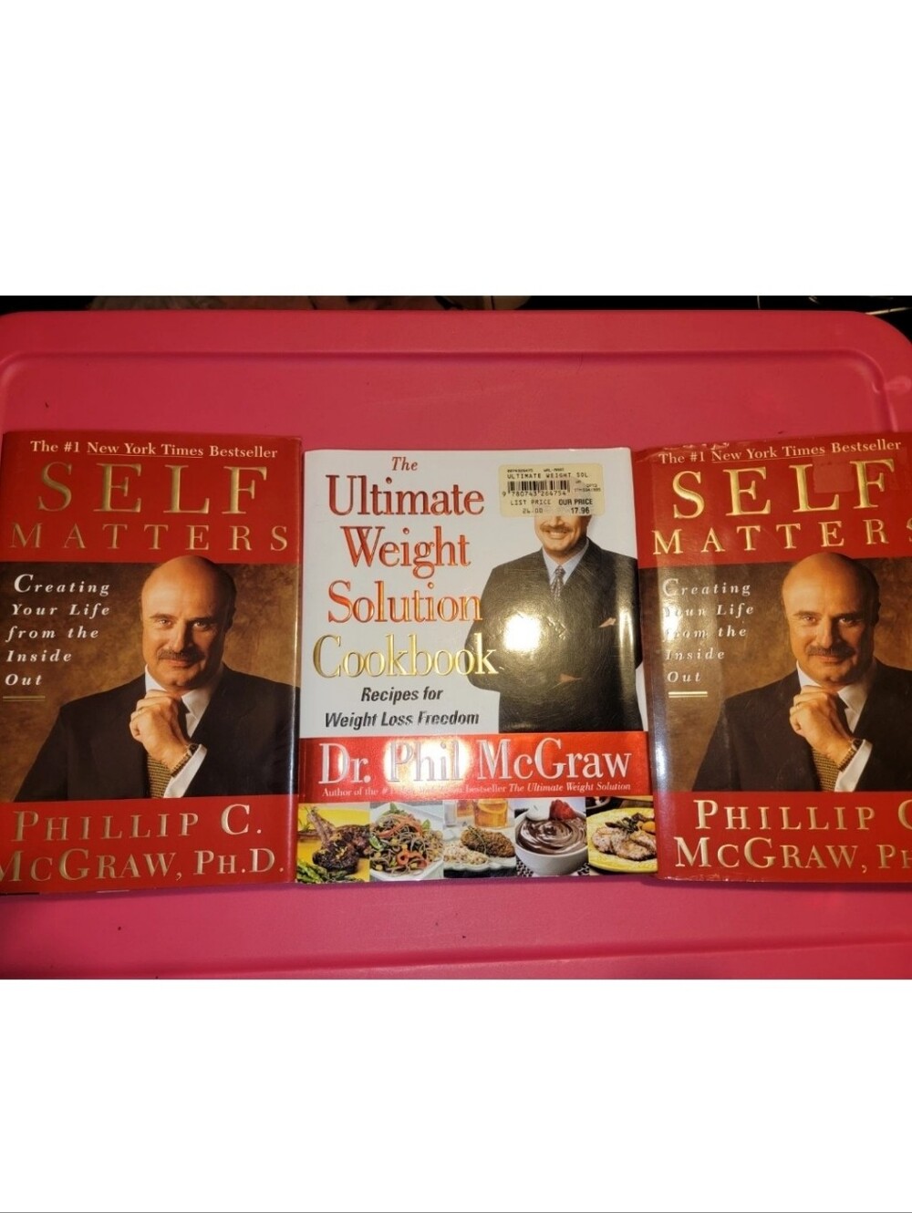 Lot 3 The Ultimate Weight Solution Cookbook Recipes Dr. Phil Books Self Matters